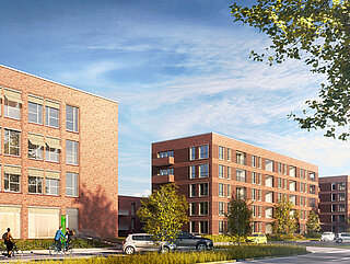 So könnte die Wohnanlage zukünftig aussehen, Visualisierung: Tchoban Voss Architekten GmbH